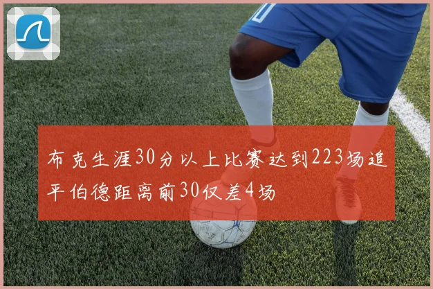 布克生涯30分以上比赛达到223场追平伯德距离前30仅差4场